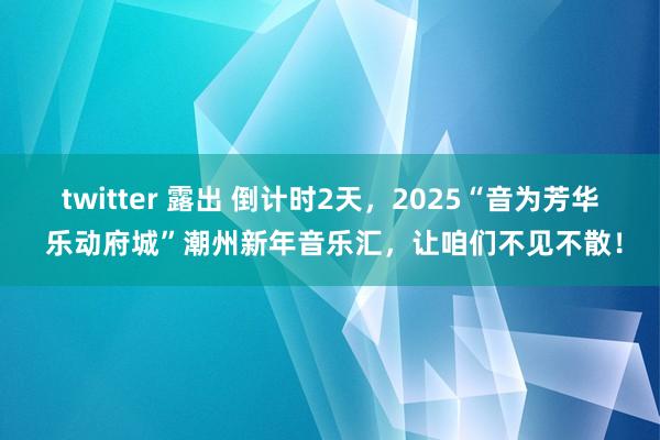 twitter 露出 倒计时2天，2025“音为芳华 乐动府城”潮州新年音乐汇，让咱们不见不散！