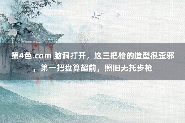 第4色.com 脑洞打开，这三把枪的造型很歪邪，第一把盘算超前，照旧无托步枪